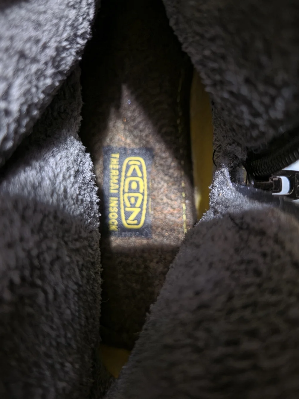 Keen Black and Gray Women's Winter Rain Boots